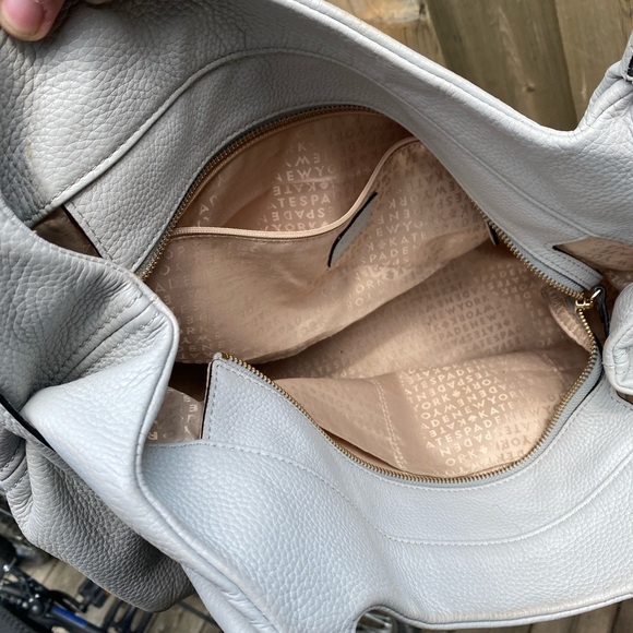 Kate Spade Baxter Street Tote Bag Purse Gray - Picture 11 of 11